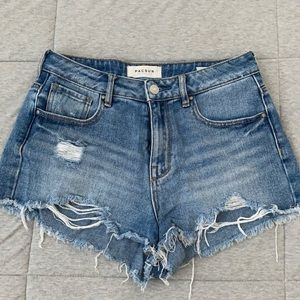 PacSun high rise festival denim shorts, size 27
